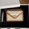 Replica Celine Maillon Triomphe Wallet On Chain in Triomphe Canvas And 2