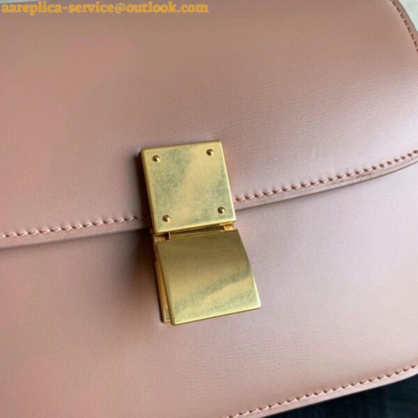 Replica Celine Classic Box Teen Bag In Antique Rose Box Calfskin 3