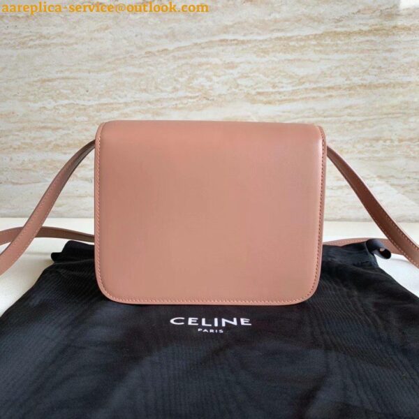 Replica Celine Classic Box Teen Bag In Antique Rose Box Calfskin 7