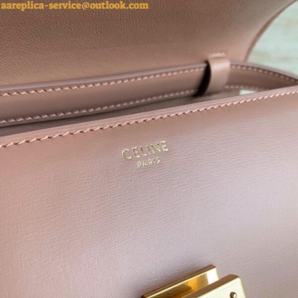 Replica Celine Classic Box Teen Bag In Antique Rose Box Calfskin 8