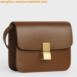 Replica Celine Classic Box Teen Bag In Camel Box Calfskin 2