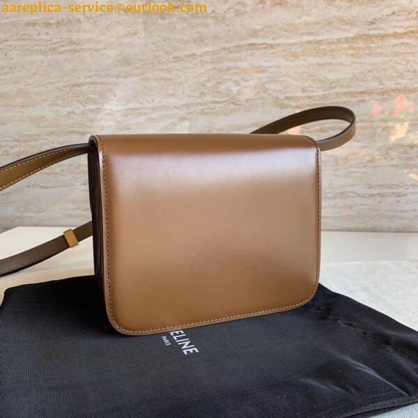 Replica Celine Classic Box Teen Bag In Camel Box Calfskin 6