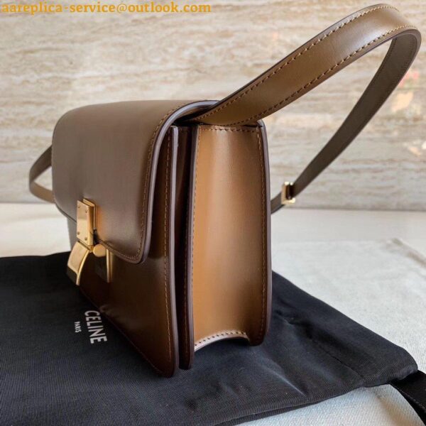 Replica Celine Classic Box Teen Bag In Camel Box Calfskin 7