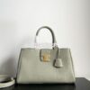 Replica Celine Medium Ava Chain In Canvas and Calfskin 199582 Tan 2