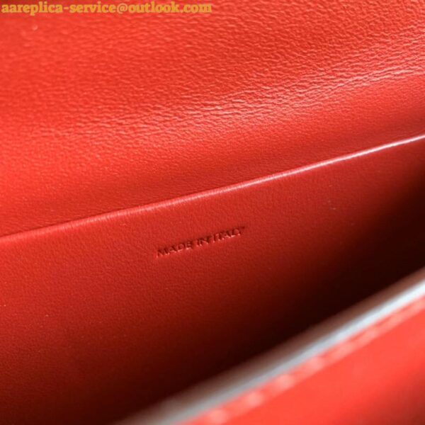 Replica Celine Classic Box Teen Bag In Red Box Calfskin 13