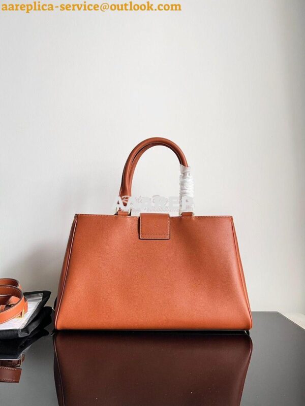 Replica Celine Medium Appoline Bag In Supple Calfskin 114963 Tan 20