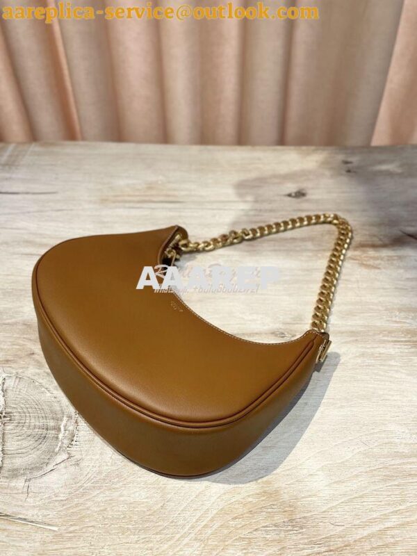 Replica Celine Medium Ava Chain In Smooth Calfskin 199583 Tan 2