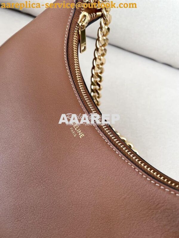 Replica Celine Medium Ava Chain In Smooth Calfskin 199583 Tan 6