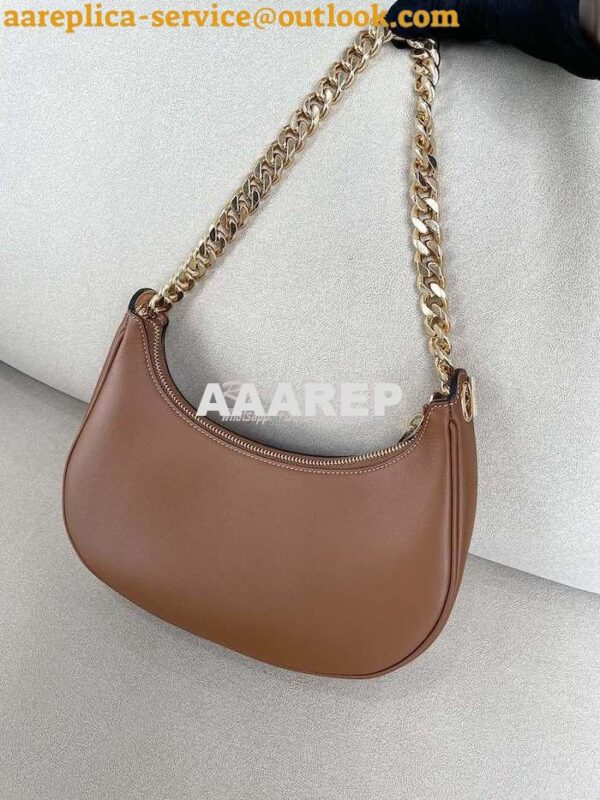 Replica Celine Medium Ava Chain In Smooth Calfskin 199583 Tan 12