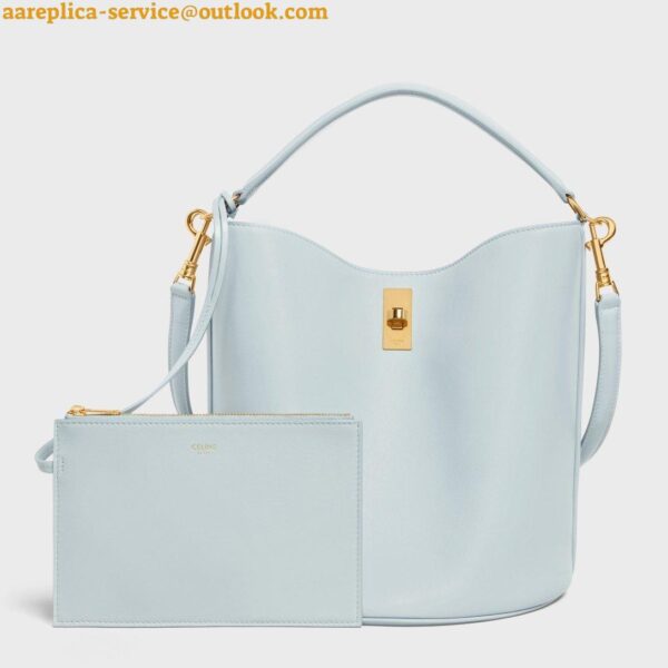 Replica Celine Bucket 16 Bag In Mineral Smooth Calfskin