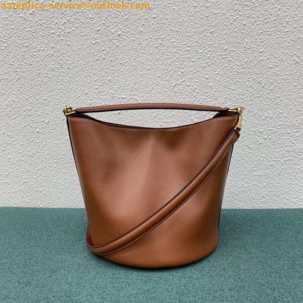 Replica Celine Bucket 16 Bag In Brown Smooth Calfskin 23