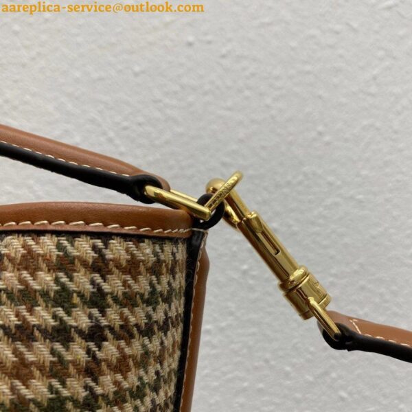 Replica Celine Bucket 16 Bag In Tweed and Calfskin 12