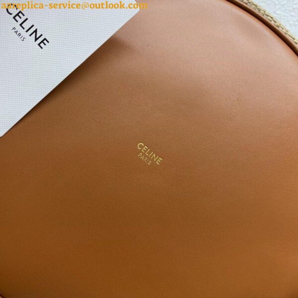 Replica Celine Sangle Bucket Bag In Amazone Grained Calfskin 7