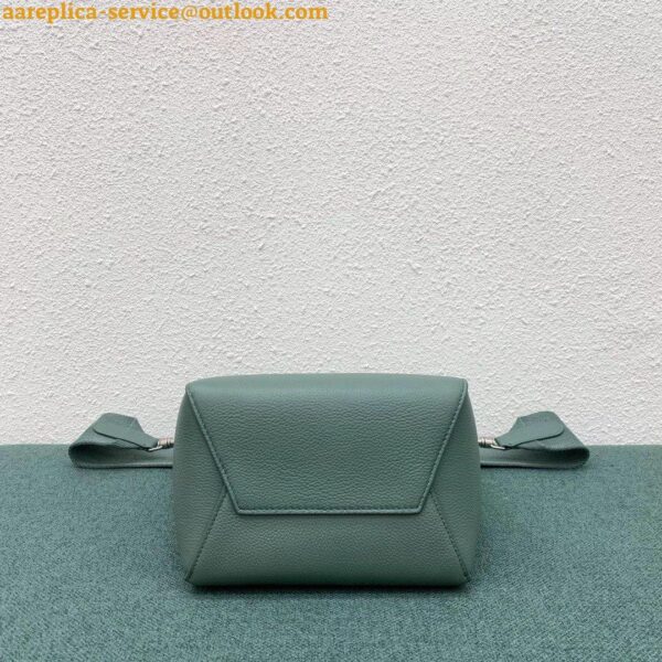 Replica Celine Sangle Small Bucket Bag In Celadon Calfskin 3