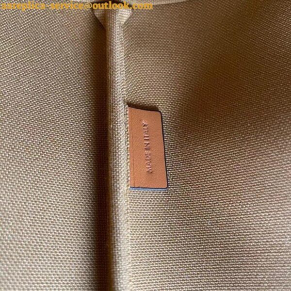 Replica Celine Small Bucket Bag In Tan Triomphe Canvas 10