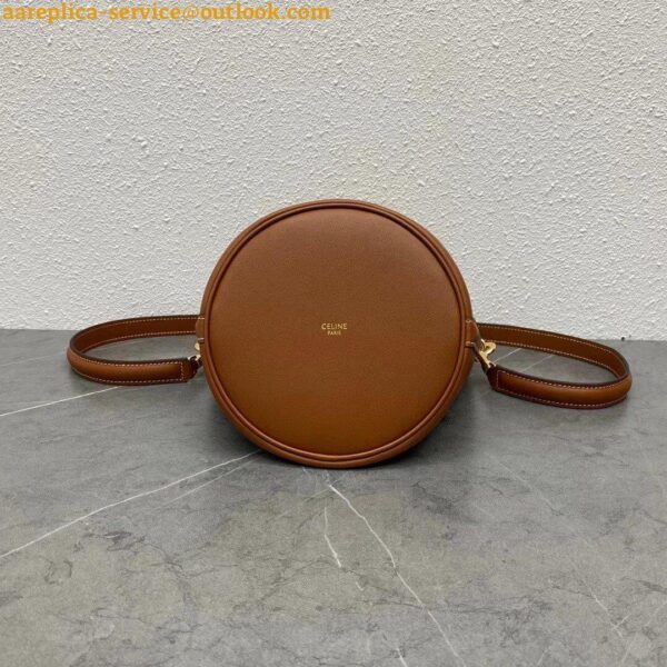 Replica Celine Teen Bucket 16 Bag In Brown Calfskin 4