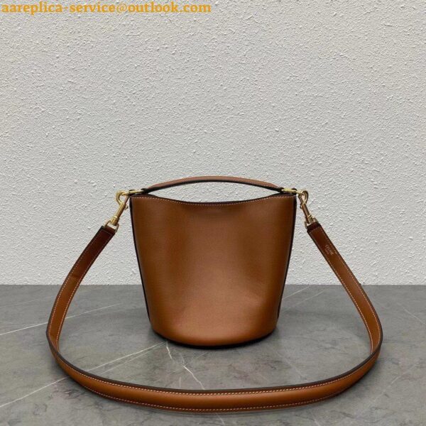 Replica Celine Teen Bucket 16 Bag In Brown Calfskin 5