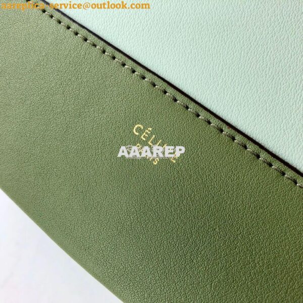 Replica Celine Medium Frame Bag in green/mint Shiny Smooth Calfskin 18 8