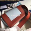 Replica Celine Medium Frame Bag in red/ milky white Shiny Smooth Calfs 2