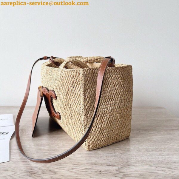 Replica Celine Small Cabas Bag in Raffia 3