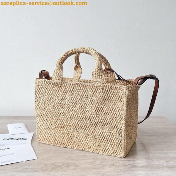 Replica Celine Small Cabas Bag in Raffia 6