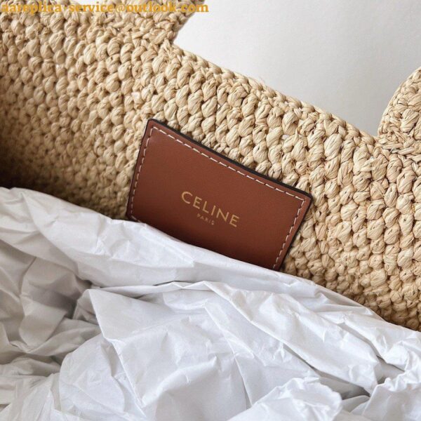 Replica Celine Small Cabas Bag in Raffia 9