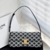 Replica Celine Medium Lola Bag In Shiny Calfskin 115533 White