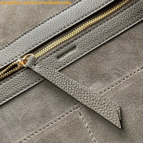 Replica Celine Small Cabas Phantom Bag In Taupe Grained Calfskin 8