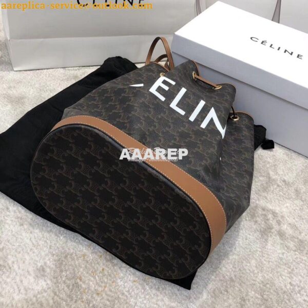 Replica Celine Medium Sailor Bag In Triomphe Canvas 191532 8