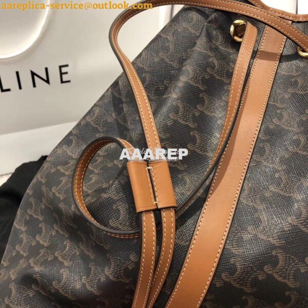 Replica Celine Medium Sailor Bag In Triomphe Canvas 191532 11