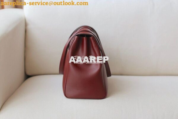 Replica Celine Medium Soft 16 Bag In Smooth Calfskin 195543 Burgundy 7