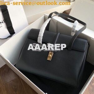 Replica Celine Medium Soft 16 Bag In Supple Grained Calfskin 195543 Bl