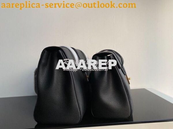 Replica Celine Medium Soft 16 Bag In Supple Grained Calfskin 195543 Bl 3