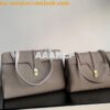 Replica Celine Medium Soft 16 In Textile And Calfskin Natural Tan 1955 2