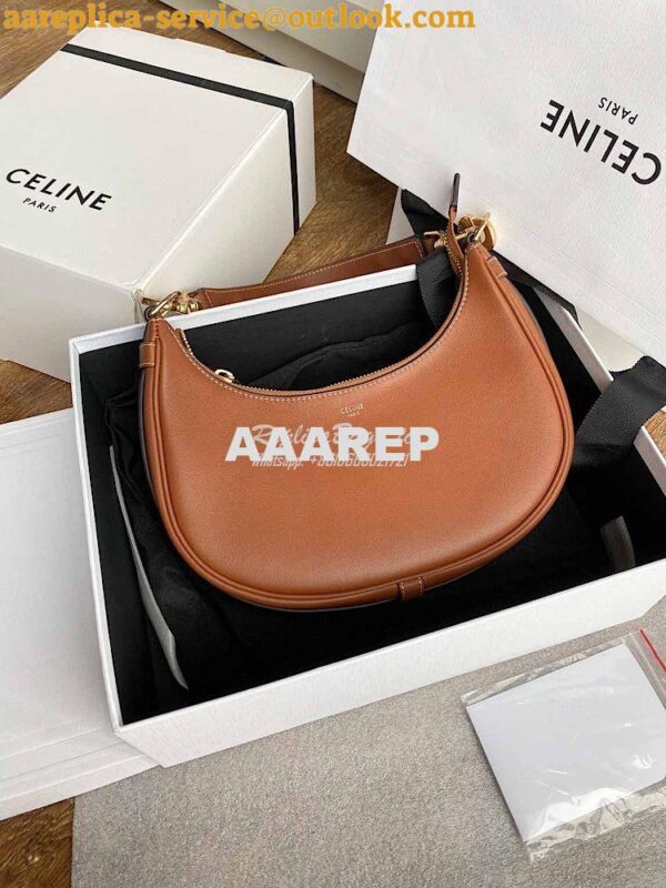 Replica Celine Medium Strap Ava Bag In Smooth Calfskin 196923 Tan