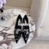 Replica Prada Brushed Leather Mules 1D652M White