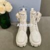 Replica Prada Brushed Rois Leather and Nylon Boots 1W257M 2