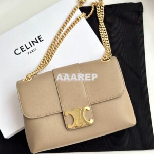 Replica Celine Medium Victoire Bag In Supple Calfskin 115853 Brown Sep 2