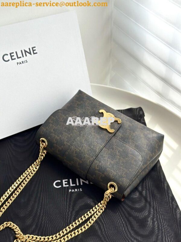 Replica Celine Medium Victoire Bag In Triomphe Canvas 115852 2