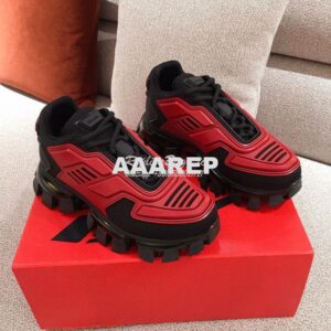 Replica Prada Cloudbust Thunder Sneakers Men Female 1E819L Red