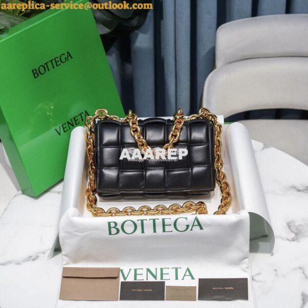 Replica Bottega Veneta BV The Chain Cassette 631421 Black 3