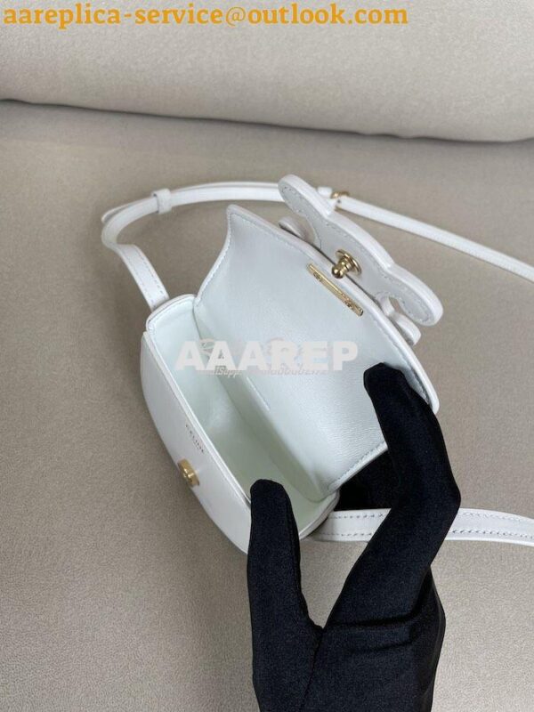 Replica Celine Mini Besace Cuir Triomphe In Smooth Calfskin 10J303 Whi 8