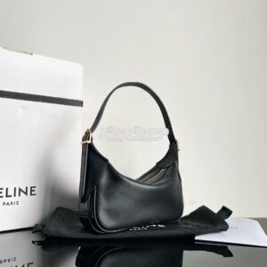 Replica Celine Mini Romy In Supple Calfskin 10K123 Black 2