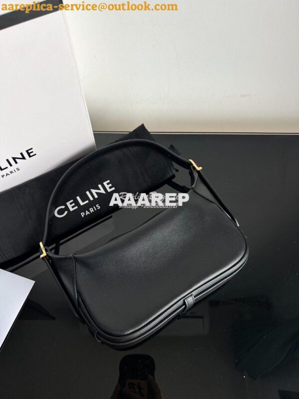 Replica Celine Mini Romy In Supple Calfskin 10K123 Black 3