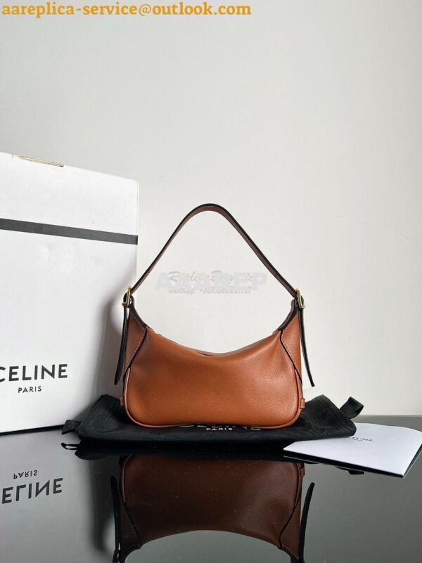 Replica Celine Mini Romy In Supple Calfskin 10K123 Tan