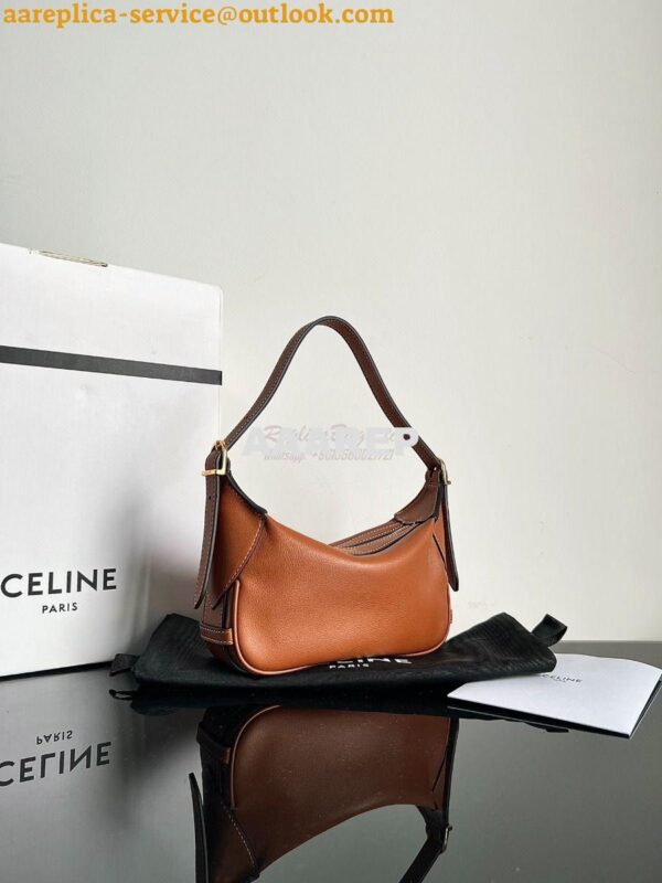 Replica Celine Mini Romy In Supple Calfskin 10K123 Tan 2