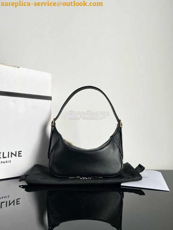 Replica Celine Mini Romy In Supple Calfskin 10K123 Black 16