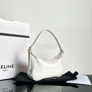 Replica Celine Mini Romy In Supple Calfskin 10K123 White 2