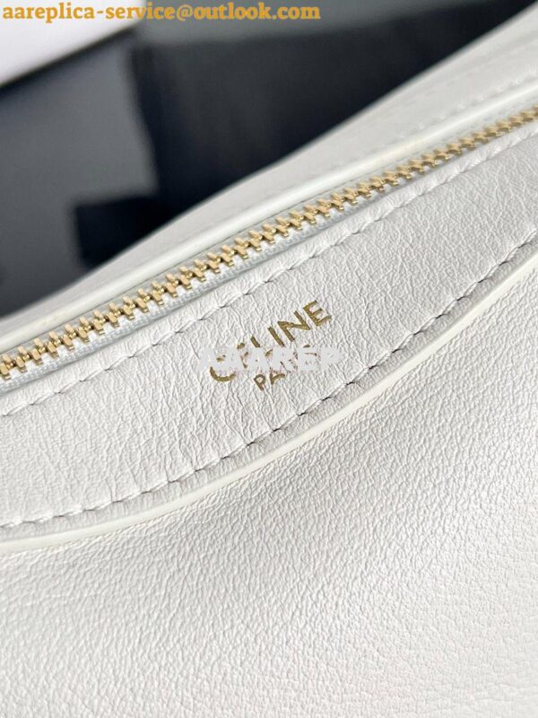 Replica Celine Mini Romy In Supple Calfskin 10K123 White 6