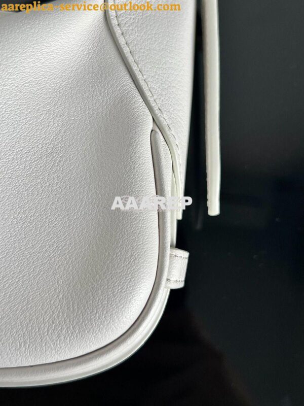 Replica Celine Mini Romy In Supple Calfskin 10K123 White 8